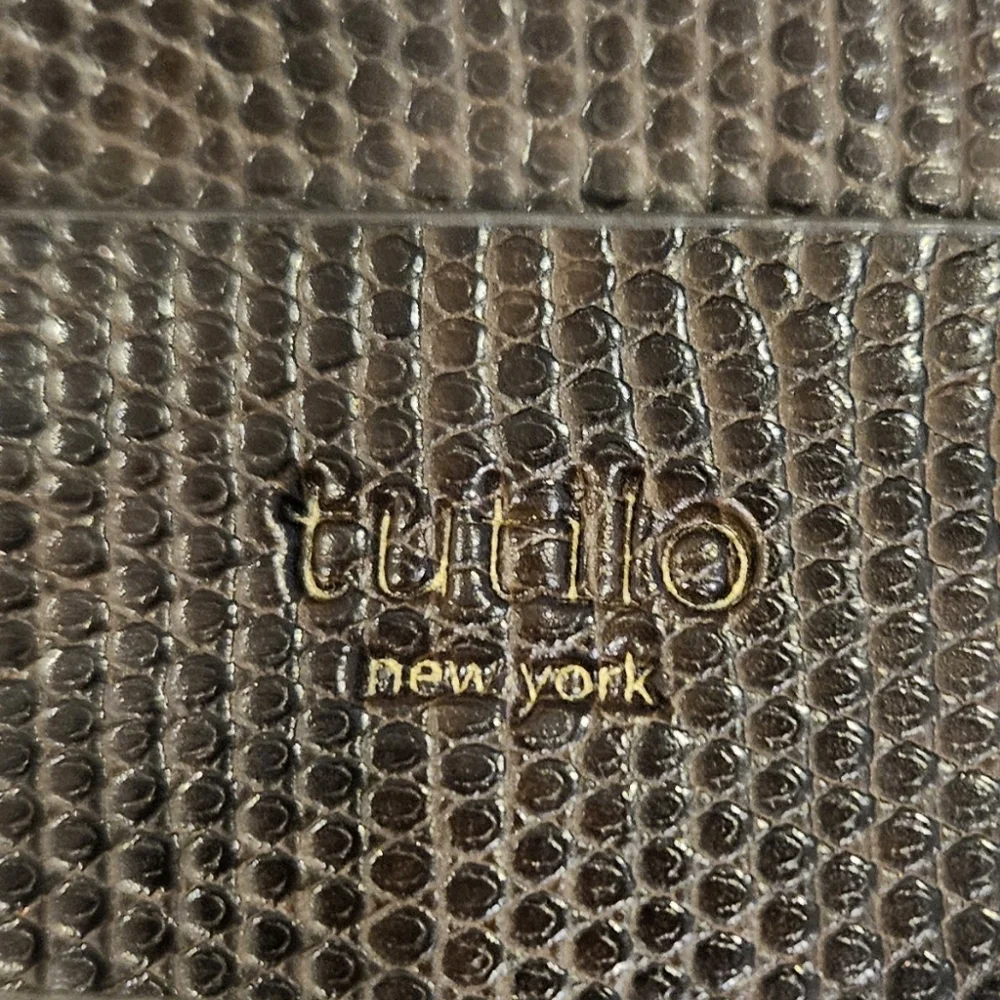 Tutilo New York Large Brown Nylon Laptop Office Travel Bag